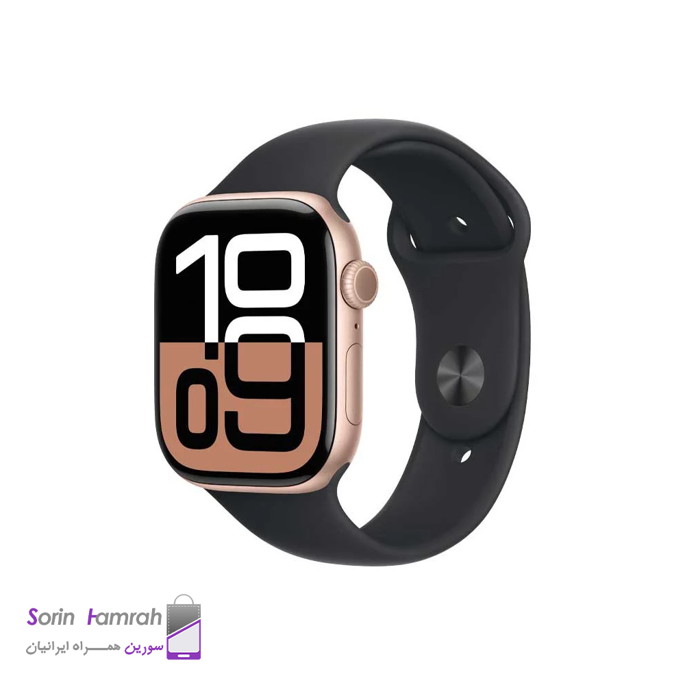 اپل واچ سری 10 مدل 46mm بدنه آلومینیوم با بند سیلیکونی